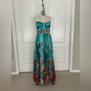 Forever Unique Silk Under the Sea Themed Ballgown